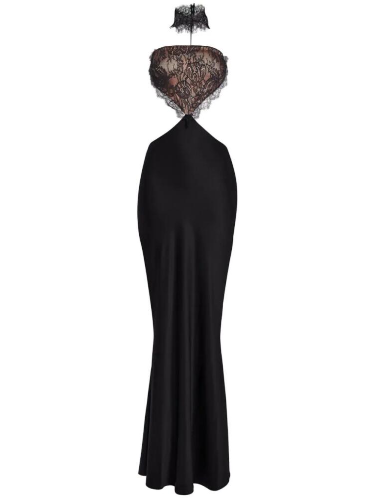 Retrofete Lucie lace cut-out gown - Black Cover