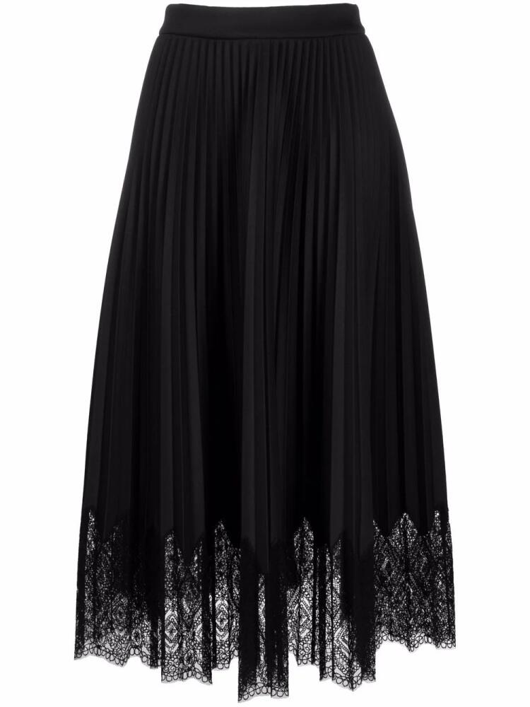 Ermanno Ermanno lace-trim maxi skirt - Black Cover