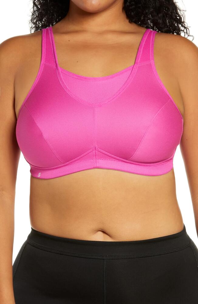 Glamorise No-Bounce Camisole Sports Bra in Rose Violet Cover