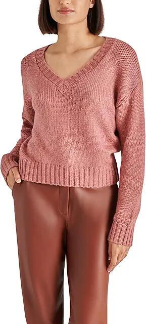 Steve Madden Houston Sweater (Rose) Women's Clothing Cover