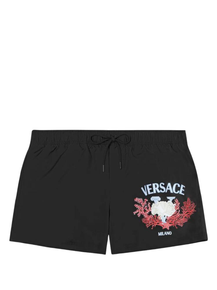 Versace University Coral swim shorts - Black Cover