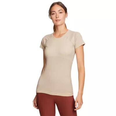 Eddie Bauer Women's Resolution Seamless Short-Sleeve Crew T-Shirt Cover