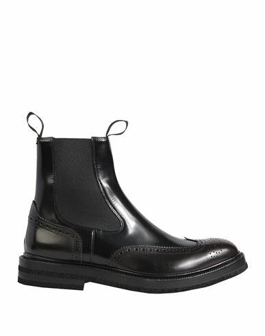 Emporio Armani Man Ankle boots Black Soft Leather Cover