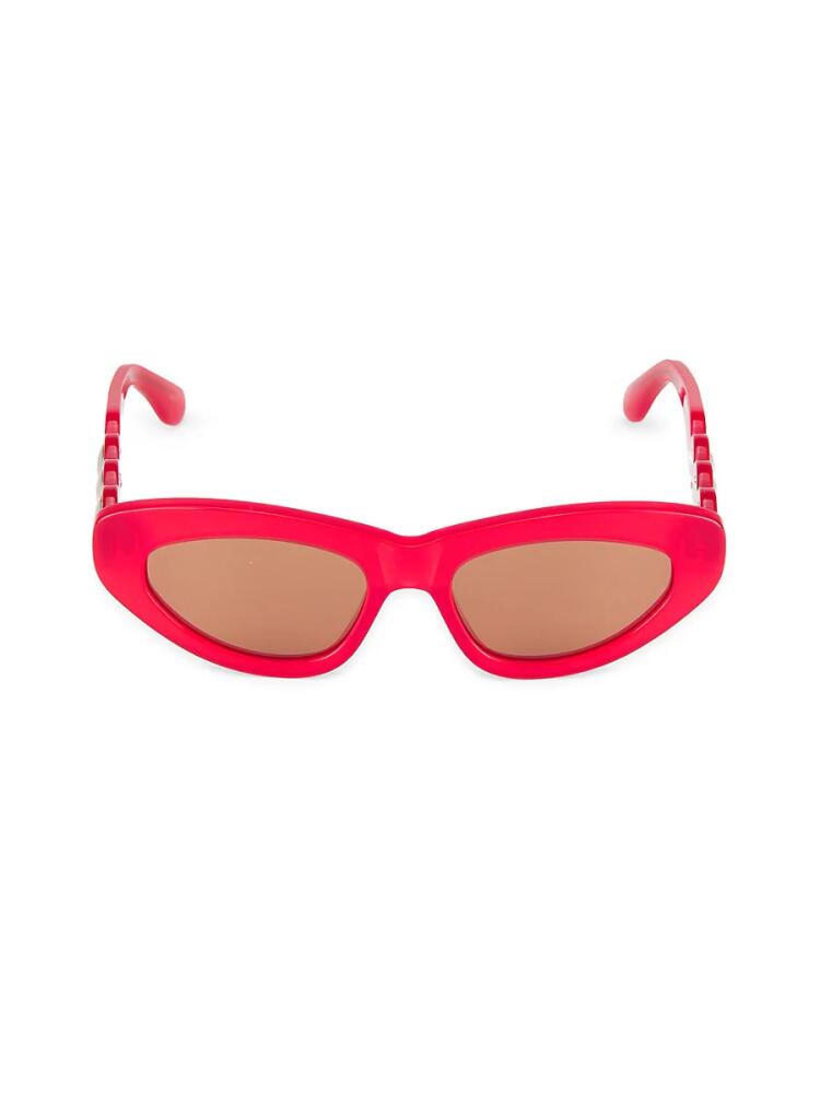 Alaïa Women's 53MM Cat Eye Sunglasses - Red Cover