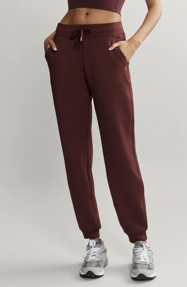 Rhone DreamGlow Joggers in Brown Berry Cover