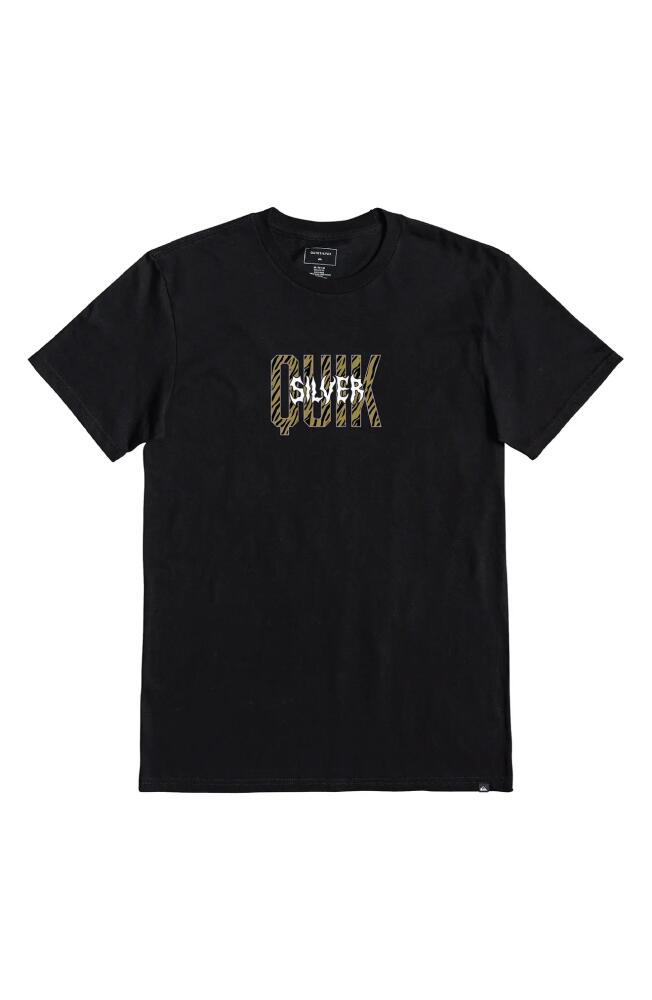 Quiksilver Graphic T-Shirt in Black Cover