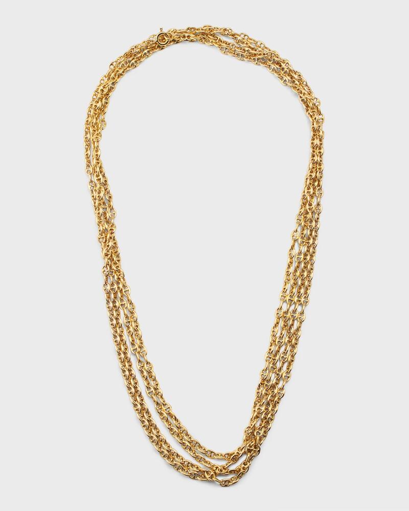 NM Estate Estate 14K Yellow Gold Anchor Link Chain Necklace, 72.5"L Cover