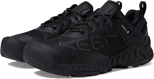 KEEN Nxis Evo WP (Triple Black) Men's Shoes Cover