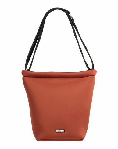 Save My Bag Woman Shoulder bag Brown Polyester, Polyamide, Elastane Cover