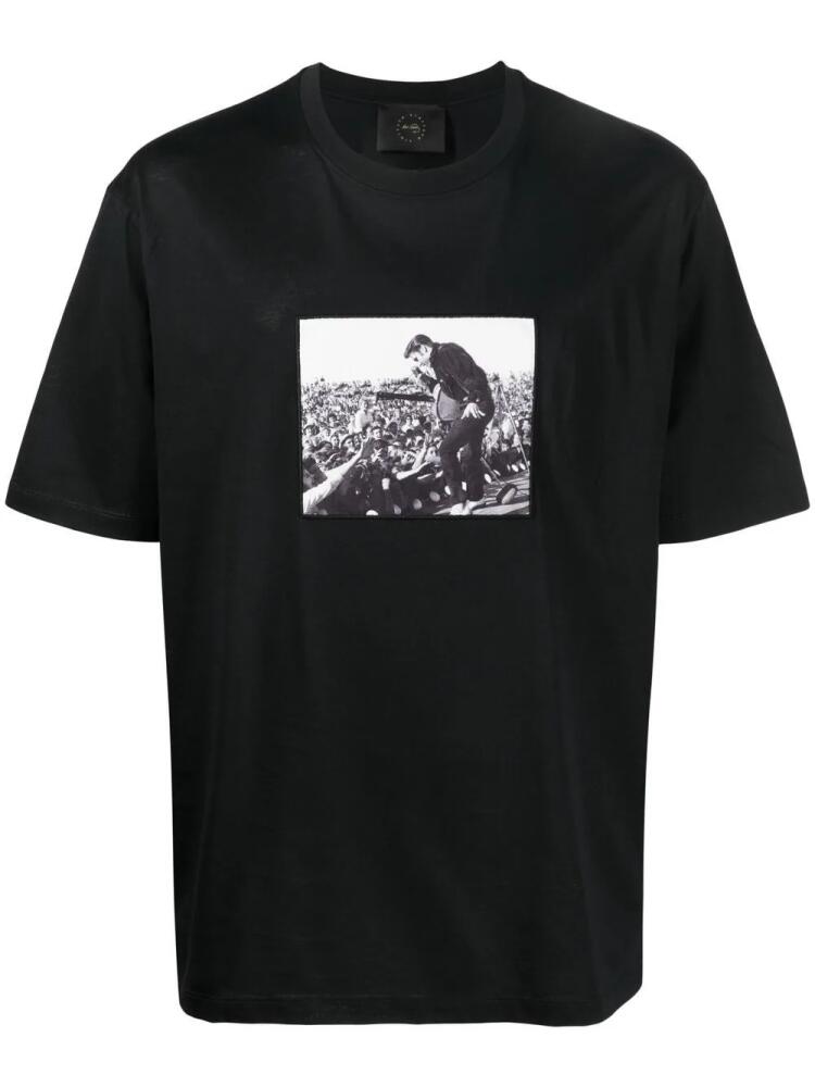 Limitato photograph-print T-shirt - Black Cover