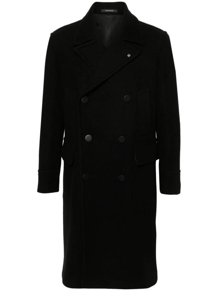 Tagliatore Cherry double-breasted coat - Black Cover