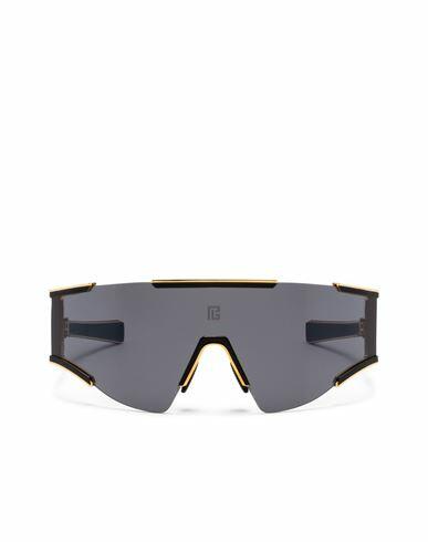 Balmain Fleche Sunglasses Man Sunglasses Brown Acetate Cover