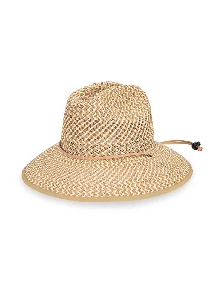 San Diego Hat Company Women's Woven Paper Fedora Hat - Natural Cover