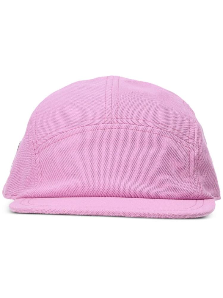 Lacoste logo-patch organic cotton cap - Pink Cover