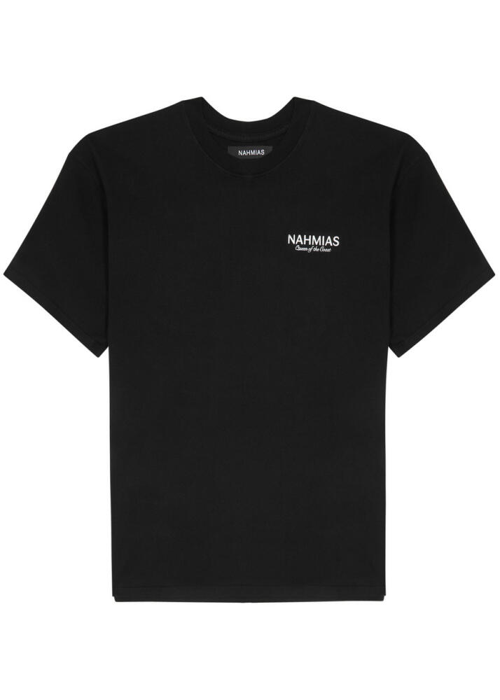 Nahmias Rincon Printed Cotton T-shirt - Black Cover