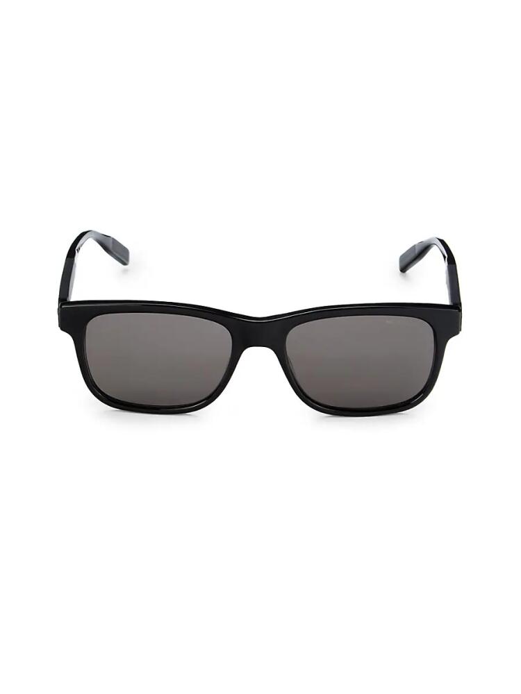 Montblanc Men's 56MM Square Sunglasses - Black Cover