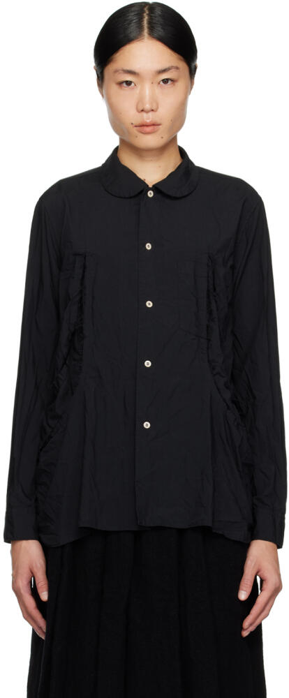 Black Comme des Garçons Black Distressed Shirt Cover