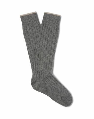 Brunello Cucinelli Man Socks & Hosiery Grey Cashmere Cover