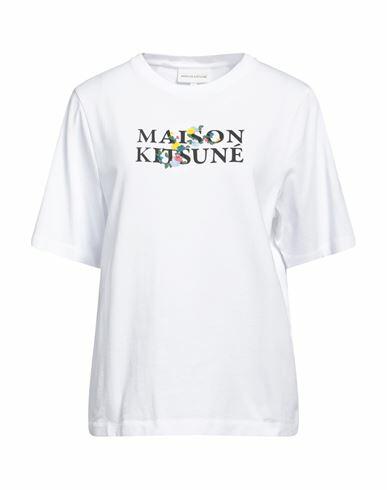 Maison Kitsuné Woman T-shirt White Cotton Cover