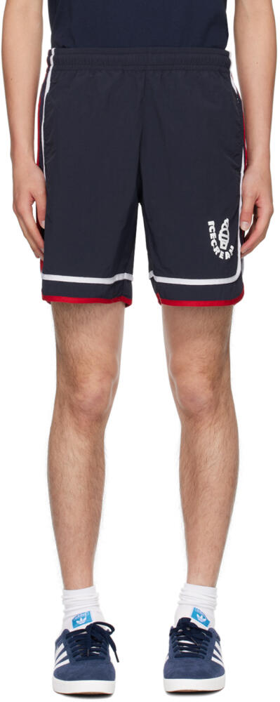 ICECREAM Navy Running Shorts Cover