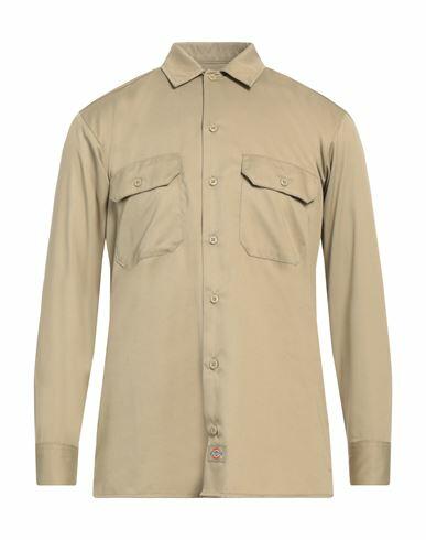 Dickies Man Shirt Sand Polyester, Cotton Cover