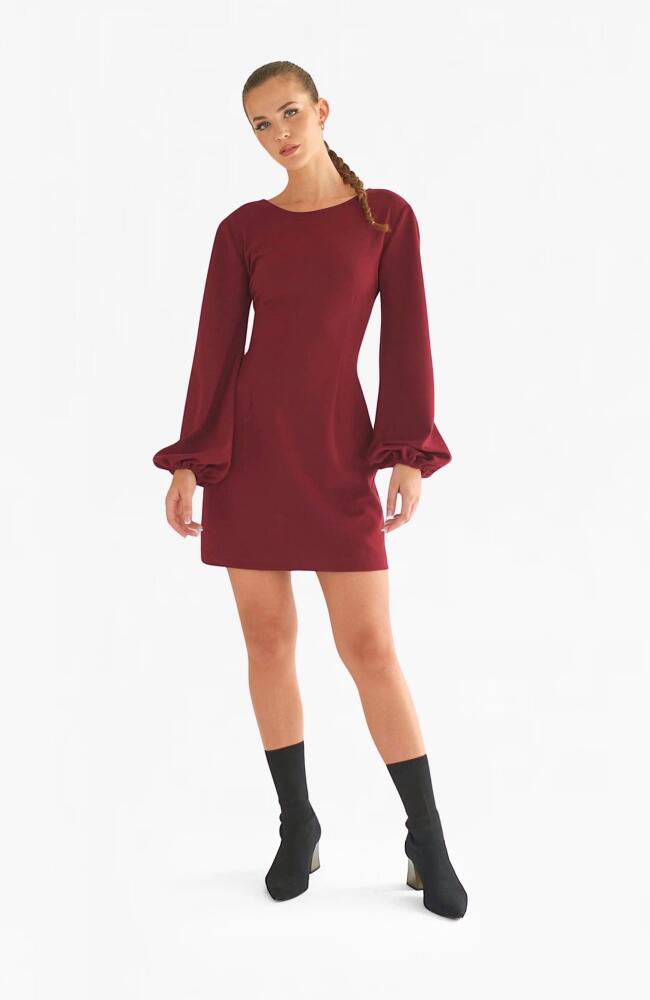 NANA'S Amira Dress in Classic Burgundy Cover