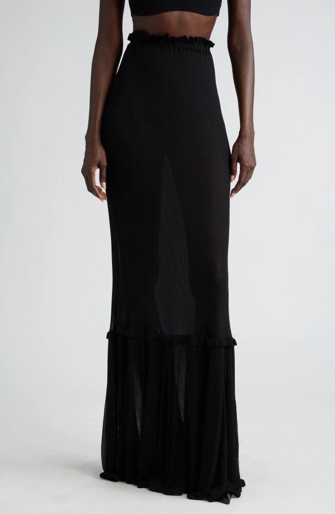 BITE Studios Sheer Zephyr Maxi Skirt in Black Cover