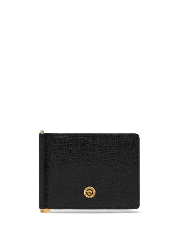 Versace Medusa Biggie bi-fold clip wallet - Black Cover