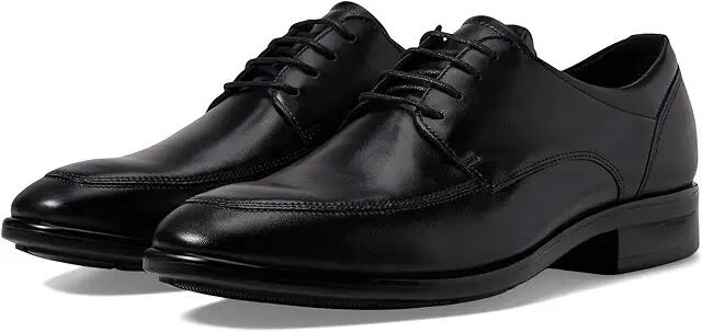 ECCO Citytray Apron Toe Tie (Black) Men's Shoes Cover