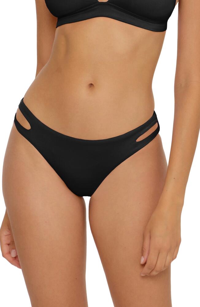 Becca Color Code Cutout Hipster Bikini Bottoms in Black Cover