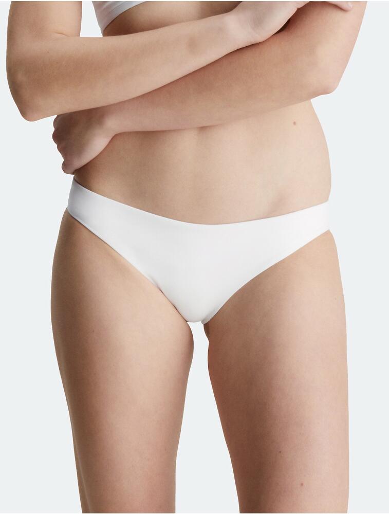 Calvin Klein Women's Core Archive Solid Bikini Bottom - White Cover