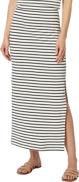 Splendid Whitney Striped Maxi Skirt (Navy/White Striped) Women's Skirt Cover