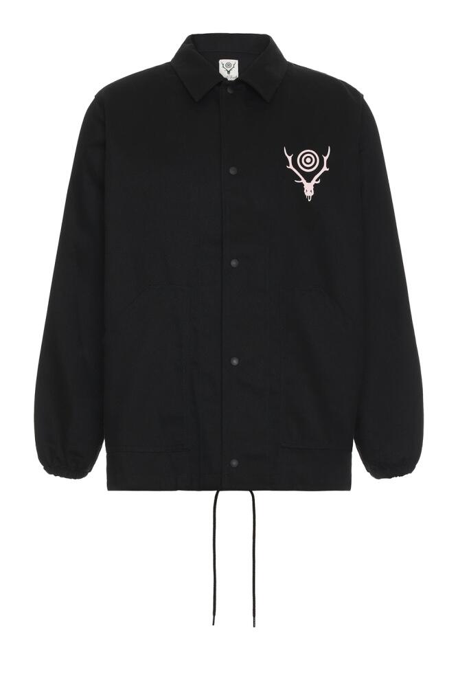 South2 West8 Coach Jacket in Black Cover