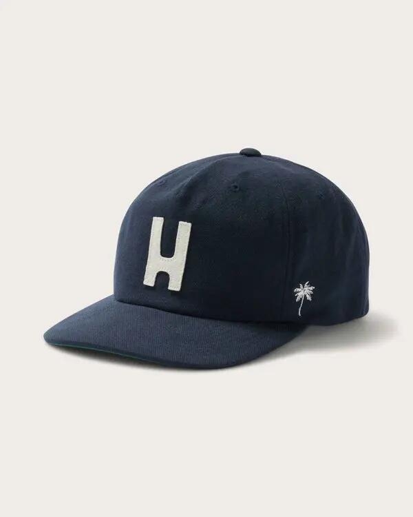 Hemlock Thomas 5 Panel Hat in Navy Cover