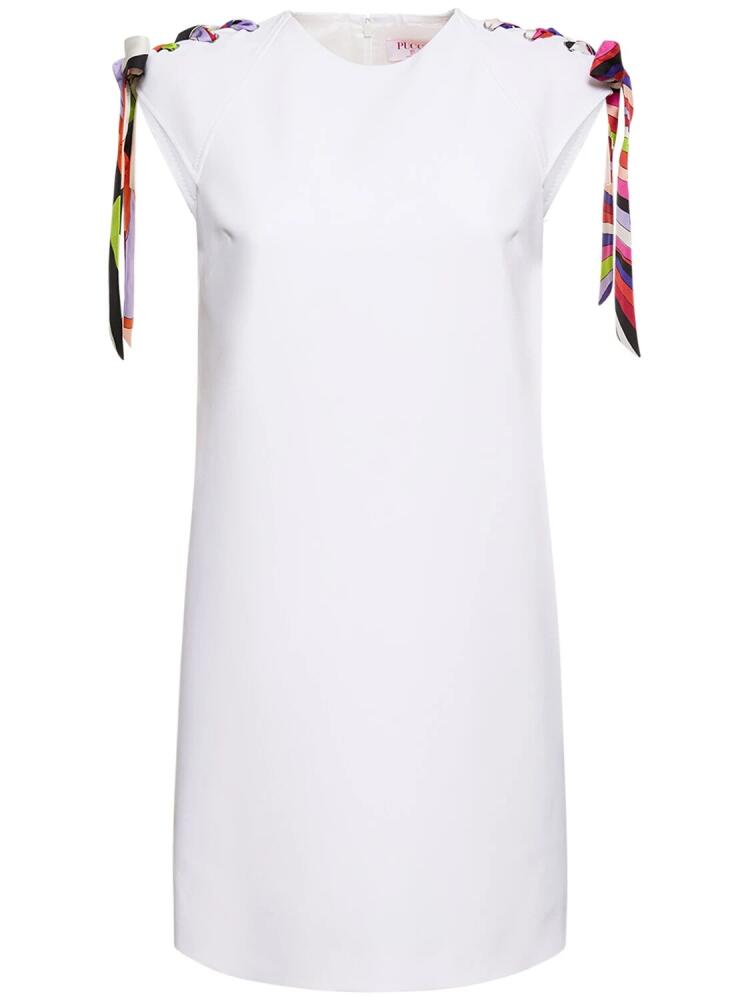 PUCCI Tech Crepe Mini Dress Cover