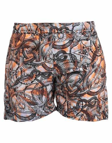 Aries Man Beach shorts and pants Orange Polyamide, Elastane Cover