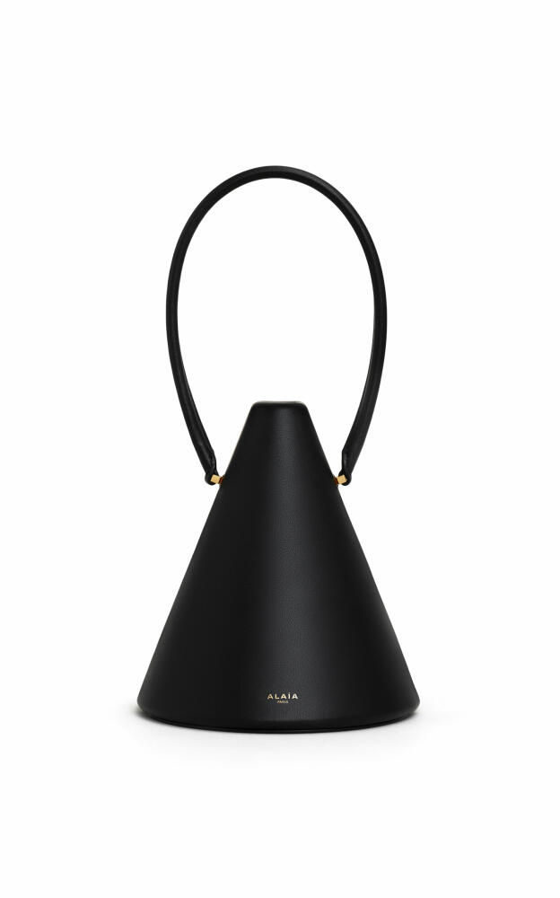 ALAA - Cone Leather Mini Bag - Black Cover