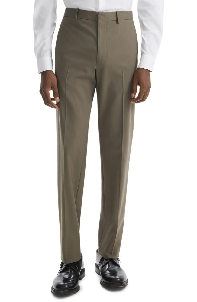 Theory Mayer New Tailor 2 Wool Dress Pants in Moss - F03 Cover