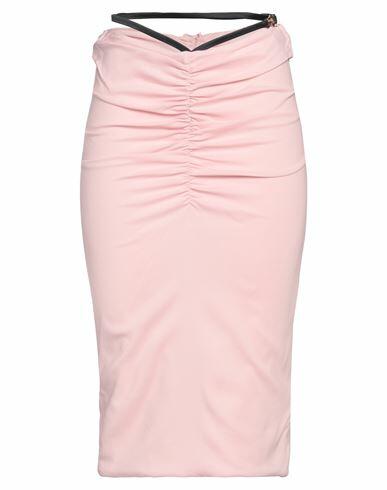 Versace Woman Midi skirt Pink Viscose, Elastane Cover