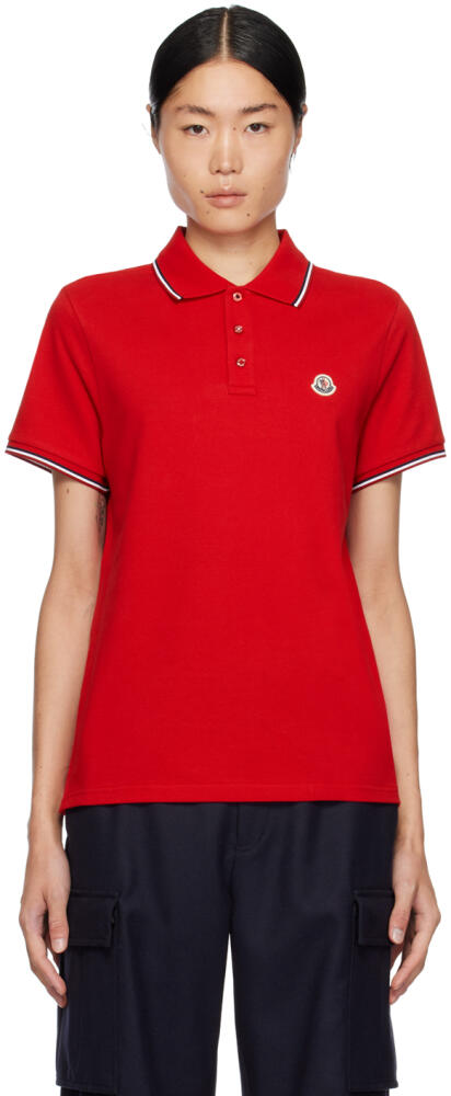 Moncler Red Patch Polo Cover