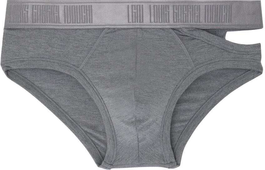 LGN Louis Gabriel Nouchi Gray Cutout Briefs Cover