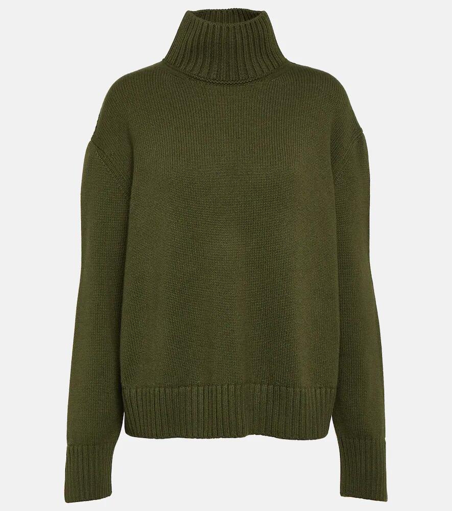 Loro Piana Oversized cashmere turtleneck sweater Cover