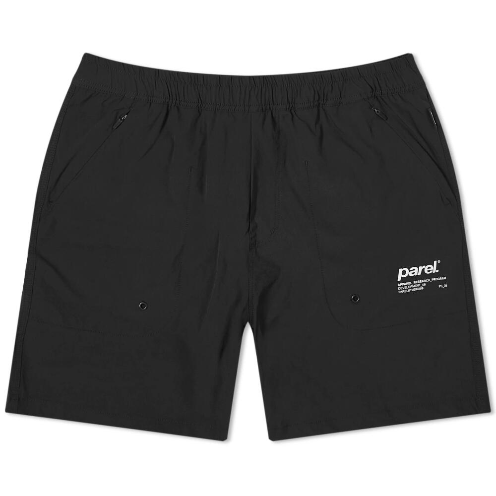 Parel Studios Men's Saana Nylon Shorts in Black Cover