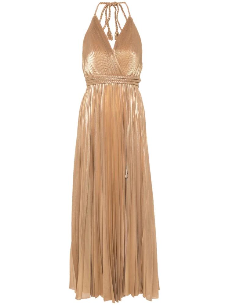 alice + olivia Tresa maxi dress - Gold Cover