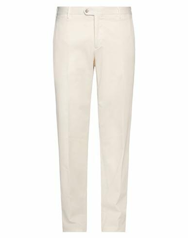 Fedeli Man Pants Cream Cotton, Cashmere, Elastane Cover