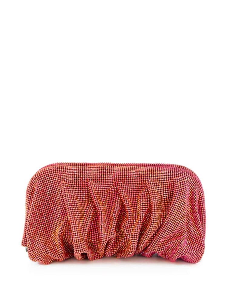 Benedetta Bruzziches Venus La Grande crystal-embellished pouch - Red Cover