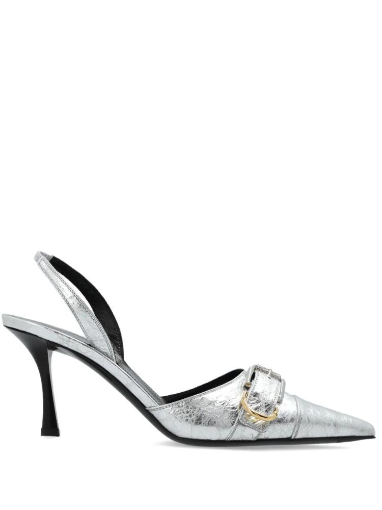 Givenchy 90mm Voyou pumps - Silver Cover