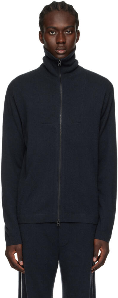 LISA YANG Navy 'The Jakob' Sweater Cover