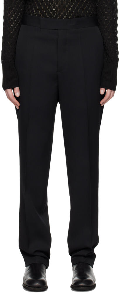 SAPIO Black Button Tab Trousers Cover