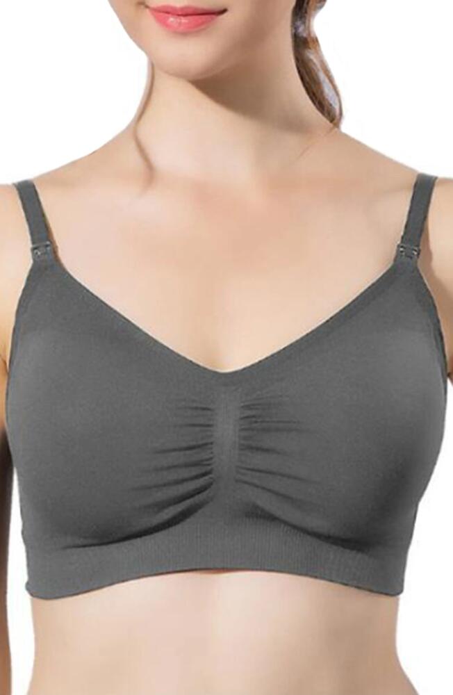 Modern Eternity Seamless Maternity/Nursing Bra in Grey Cover